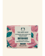 British Rose Cleansing Face & Body Bar